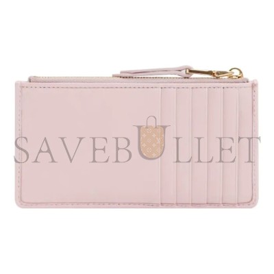 MIU MIU MATELASSÉ ZIPPERED SOLID COLOR LOGO LEATHER WALLET 5MB006-2FPP (15*8cm)